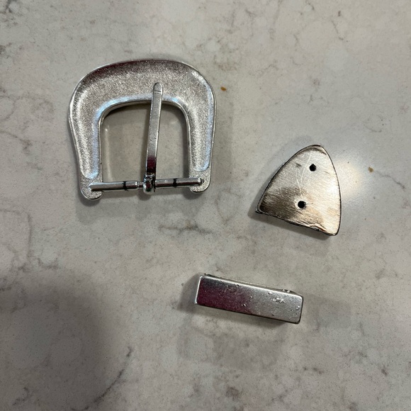 Belt Buckle. Sterling Silver. Never used. - Picture 2 of 3